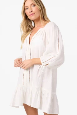 Lou Mini Cover-Up Dress - White | O'Neill