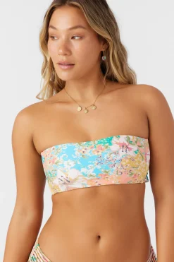 Lua Floral Bells Bandeau Top - Multi Clr | O'Neill