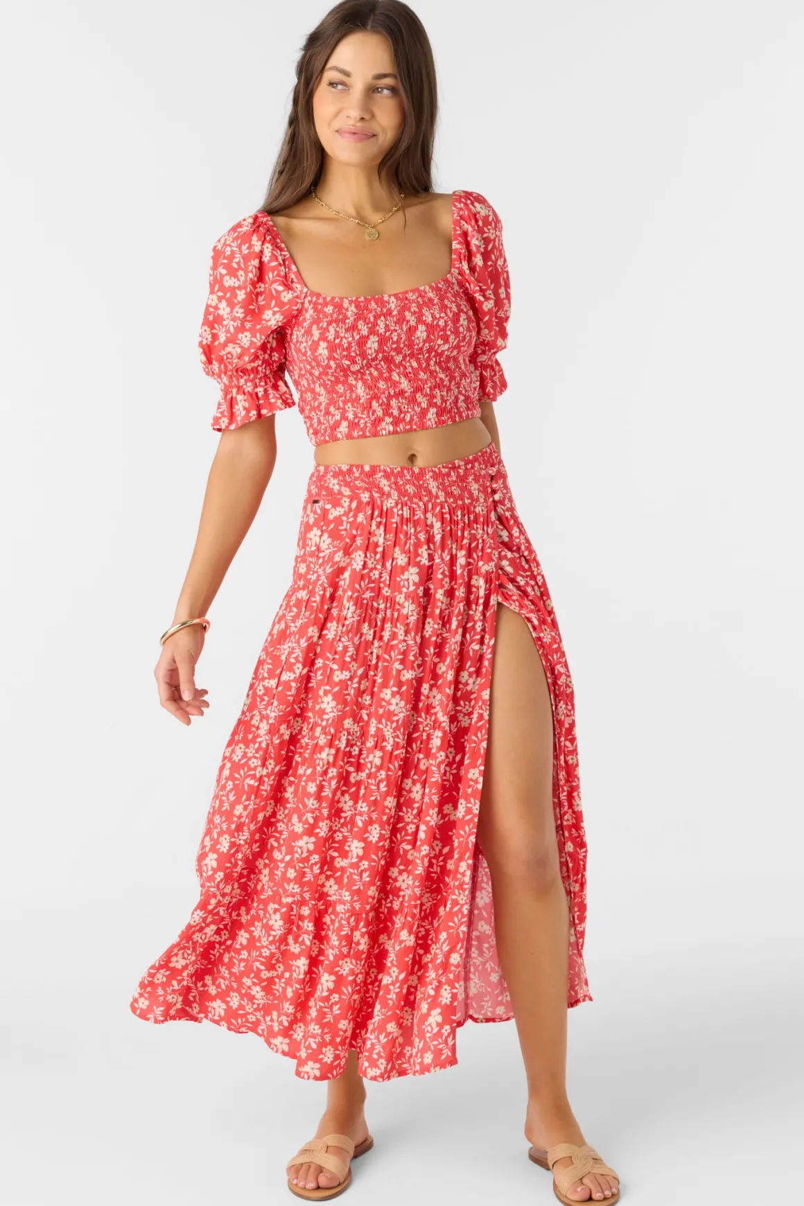 Luciana Midi Skirts - Cayenne | O'Neill