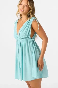 Madeleine Short Dress - Nile Blue | O'Neill