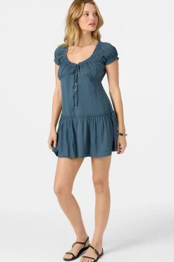 Maggie Short Dress - Slate | O'Neill
