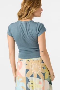 Mallorca Emblem Tee - Washed Slate | O'Neill