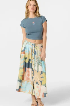 Mallorca Emblem Tee - Washed Slate | O'Neill