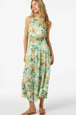 Marnie Tropical Maxi Skirts - Nile Blue | O'Neill