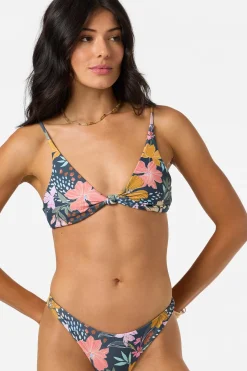 Mila Floral Pismo Bralette Top - Slate | O'Neill