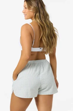 Millie Seersucker Beach Shorts - Winter White | O'Neill