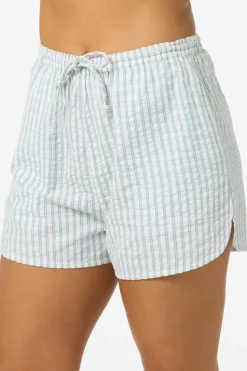 Millie Seersucker Beach Shorts - Winter White | O'Neill