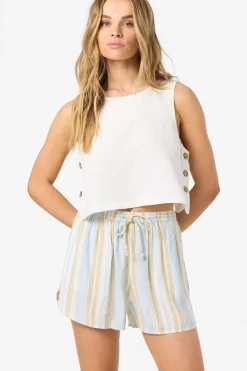 Millie Stripe Beach Shorts - Tapioca | O'Neill