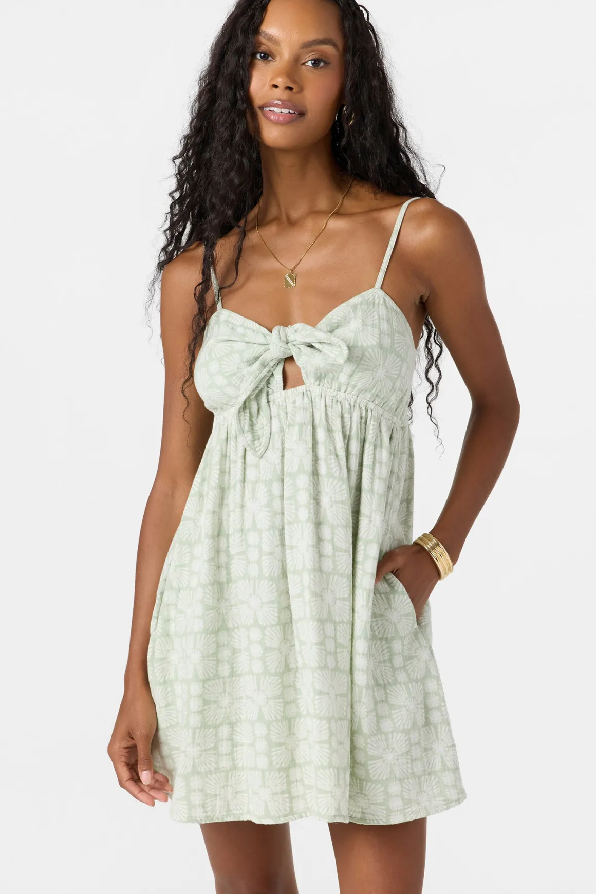 Natalya Geo Short Dress - Seafoam | O'Neill