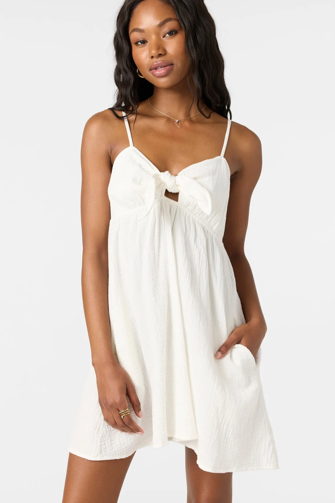 Natalya Short Dress - White | O'Neill