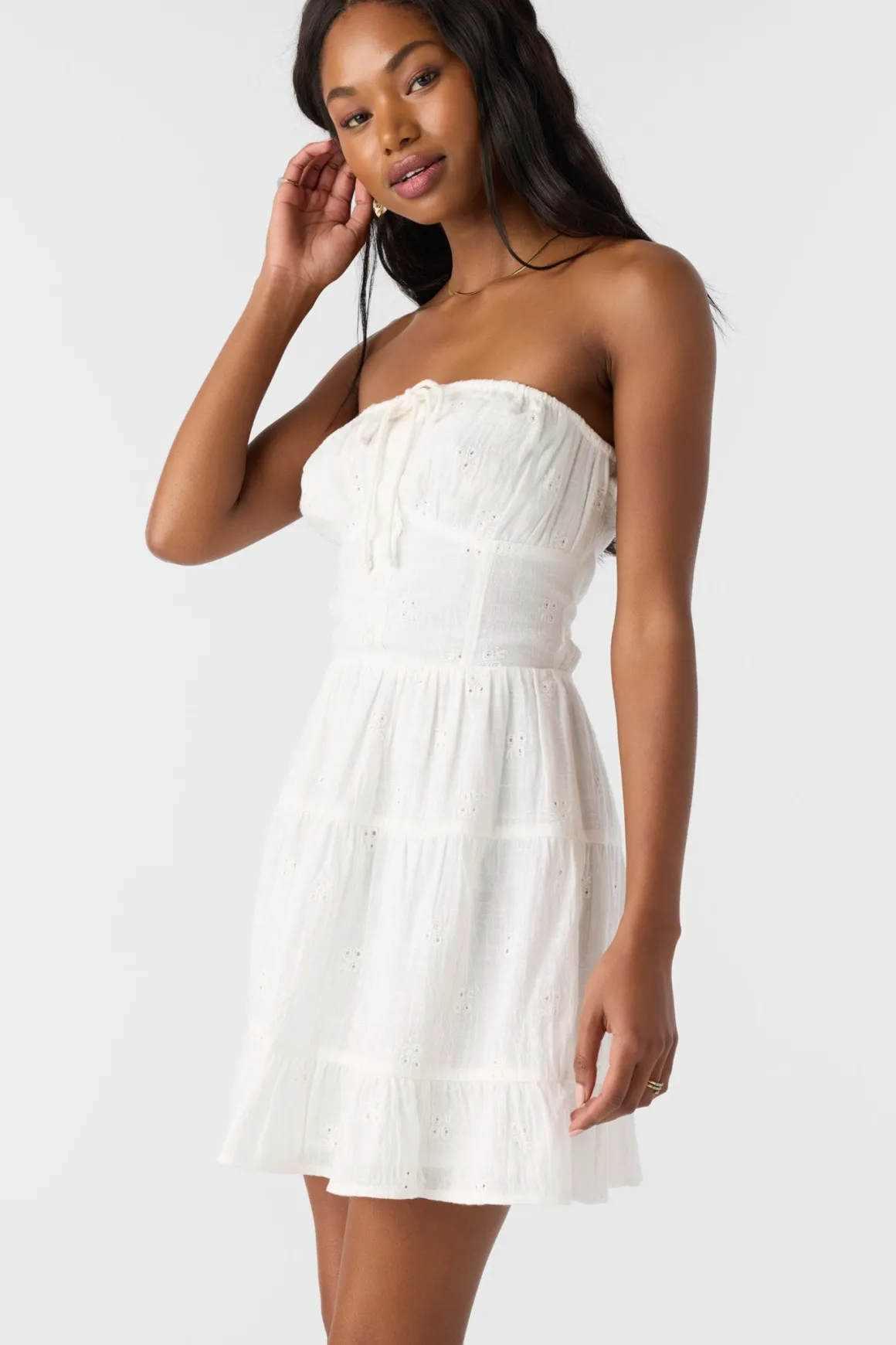 Naya Short Dress - White | O'Neill