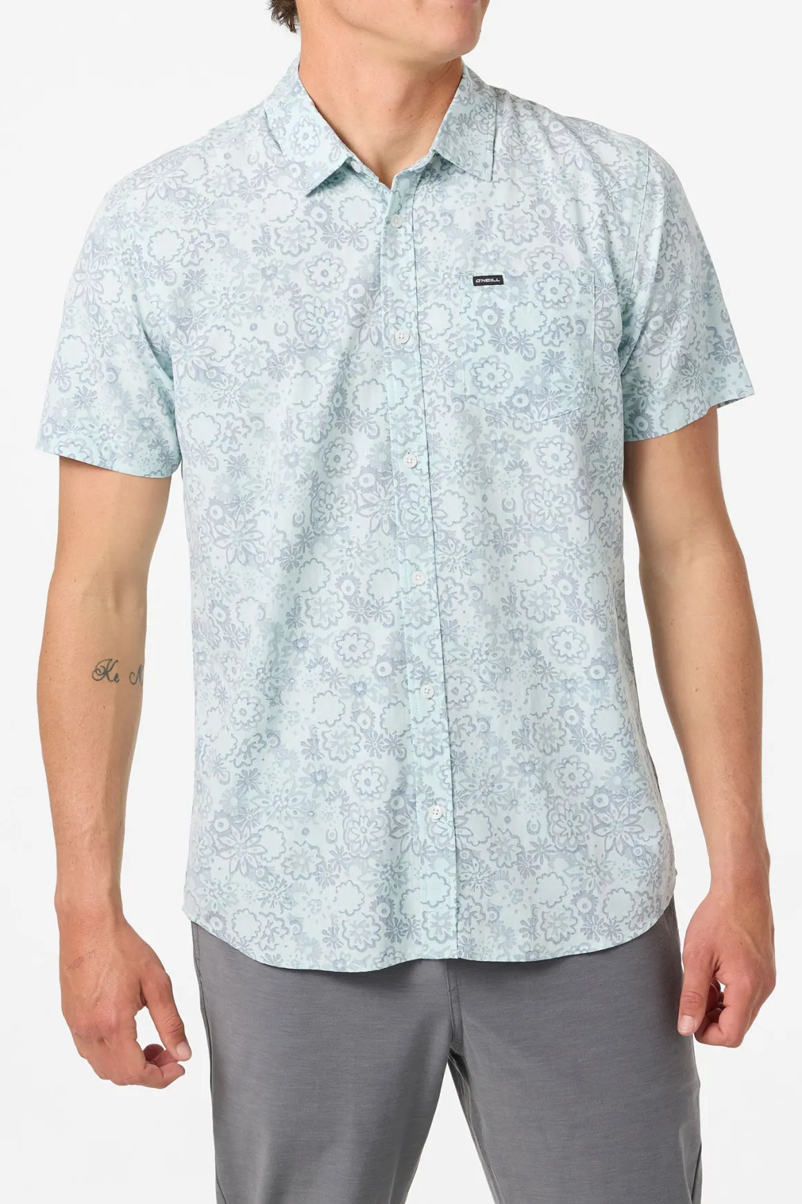 Oasis Eco Standard Standard Fit Shirt - Pstl Turq 2 | O'Neill