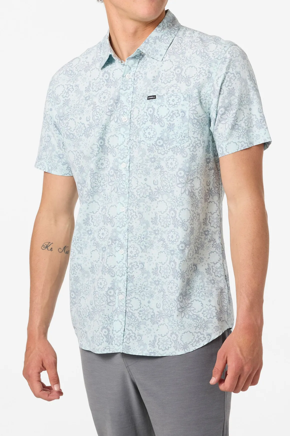 Oasis Eco Standard Standard Fit Shirt - Pstl Turq 2 | O'Neill