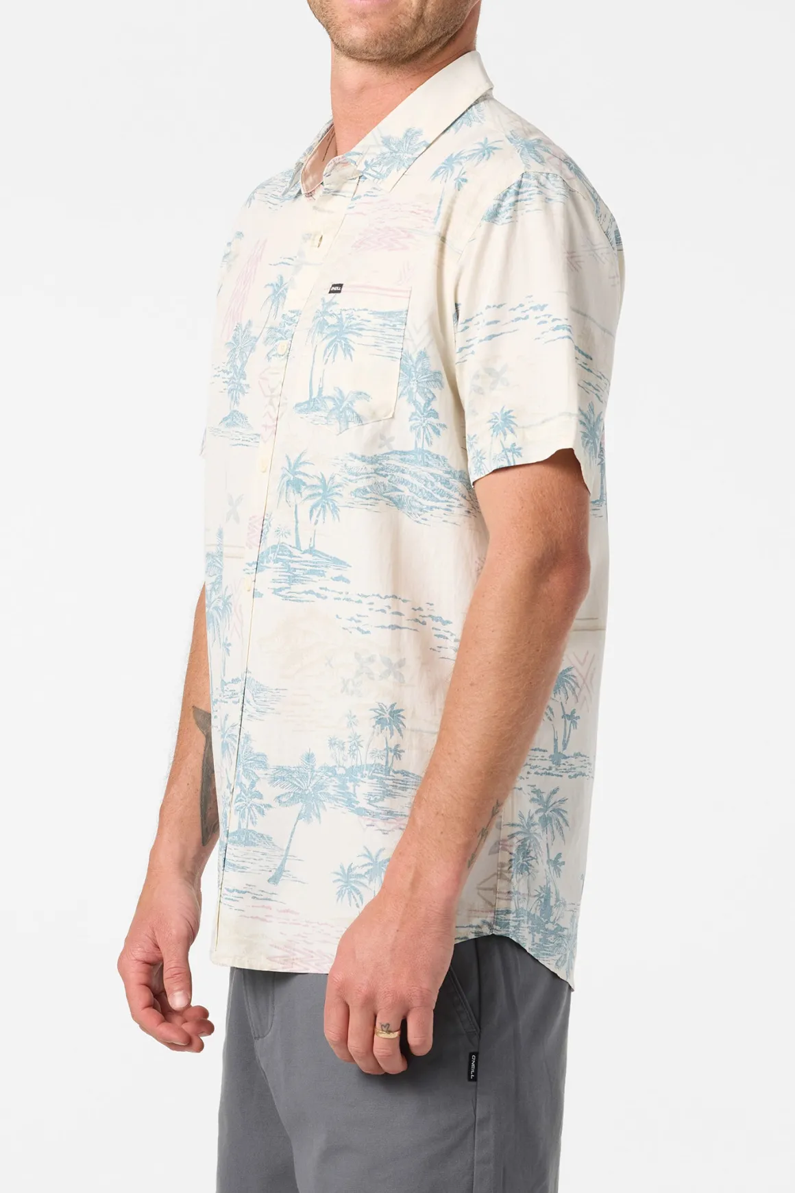 Oasis Standard Woven Shirt Standard Fit Shirt - Cream | O'Neill