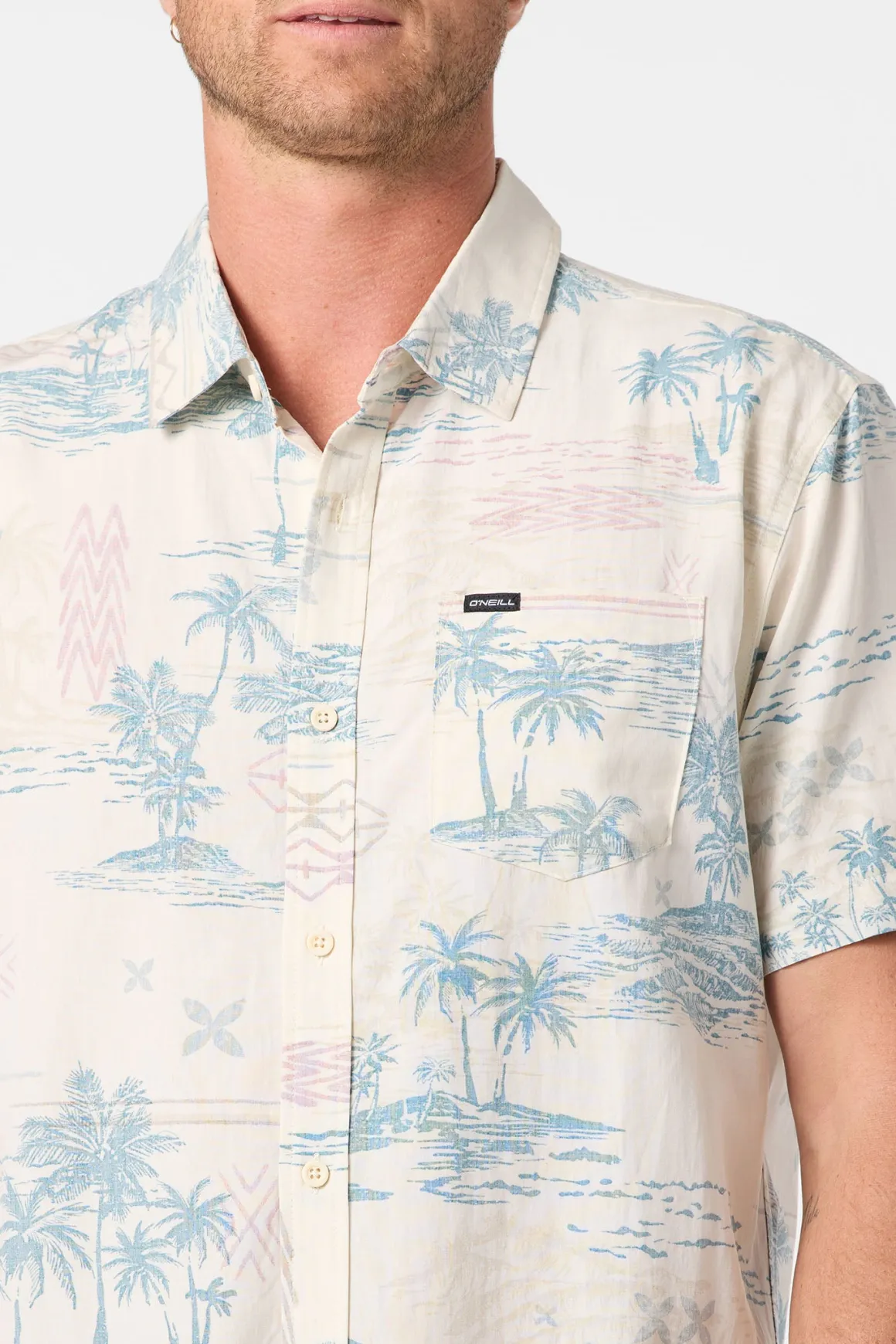 Oasis Standard Woven Shirt Standard Fit Shirt - Cream | O'Neill