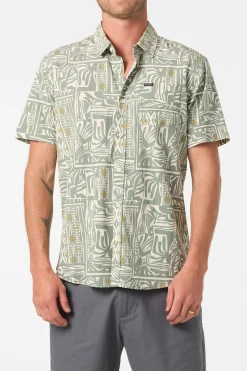 Oasis Standard Woven Shirt Standard Fit Shirt - Sage | O'Neill