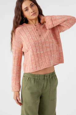 Oceanfront Long Sleeve Sweater - Canyon Clay | O'Neill