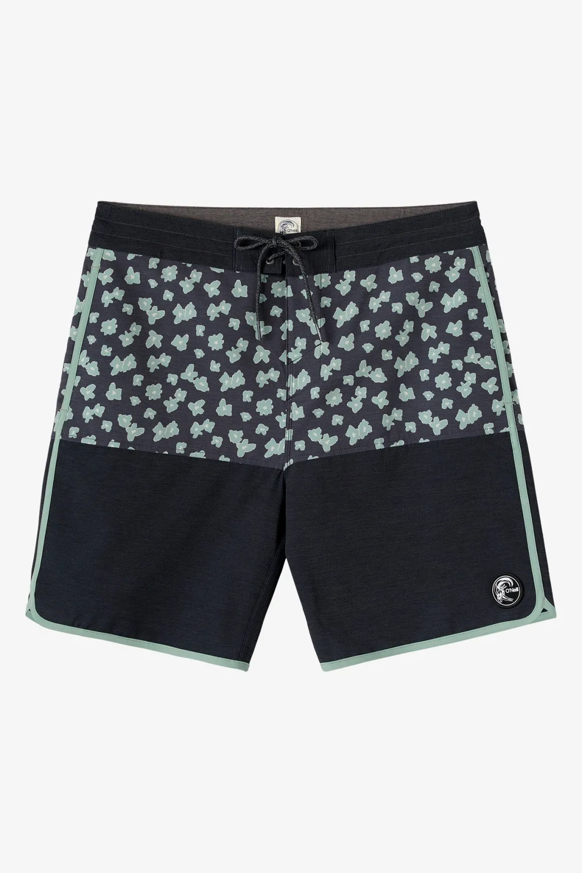 O'Riginals Block Scallop Cruzer 18" Boardshorts - Black | O'Neill