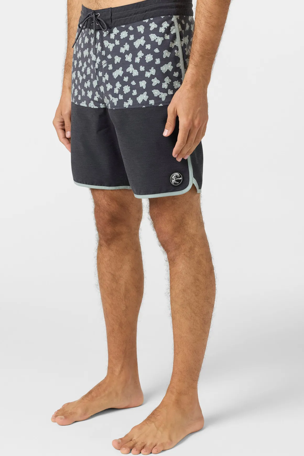 O'Riginals Block Scallop Cruzer 18" Boardshorts - Black | O'Neill
