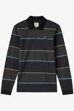 O'Riginals Cassidy Ls Knit Polo Standard Fit Polo - Black | O'Neill