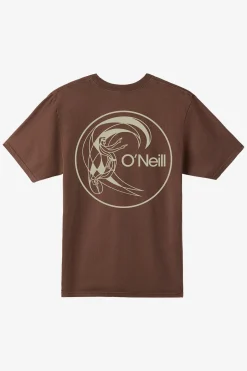 O'Riginals Circle Surfer Relaxed Fit Tee - Turkish Coffee | O'Neill
