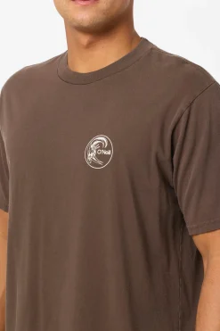 O'Riginals Circle Surfer Relaxed Fit Tee - Turkish Coffee | O'Neill