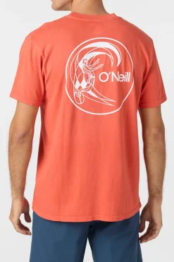 O'Riginals Circle Surfer Relaxed Fit Tee - Burnt Sienna | O'Neill