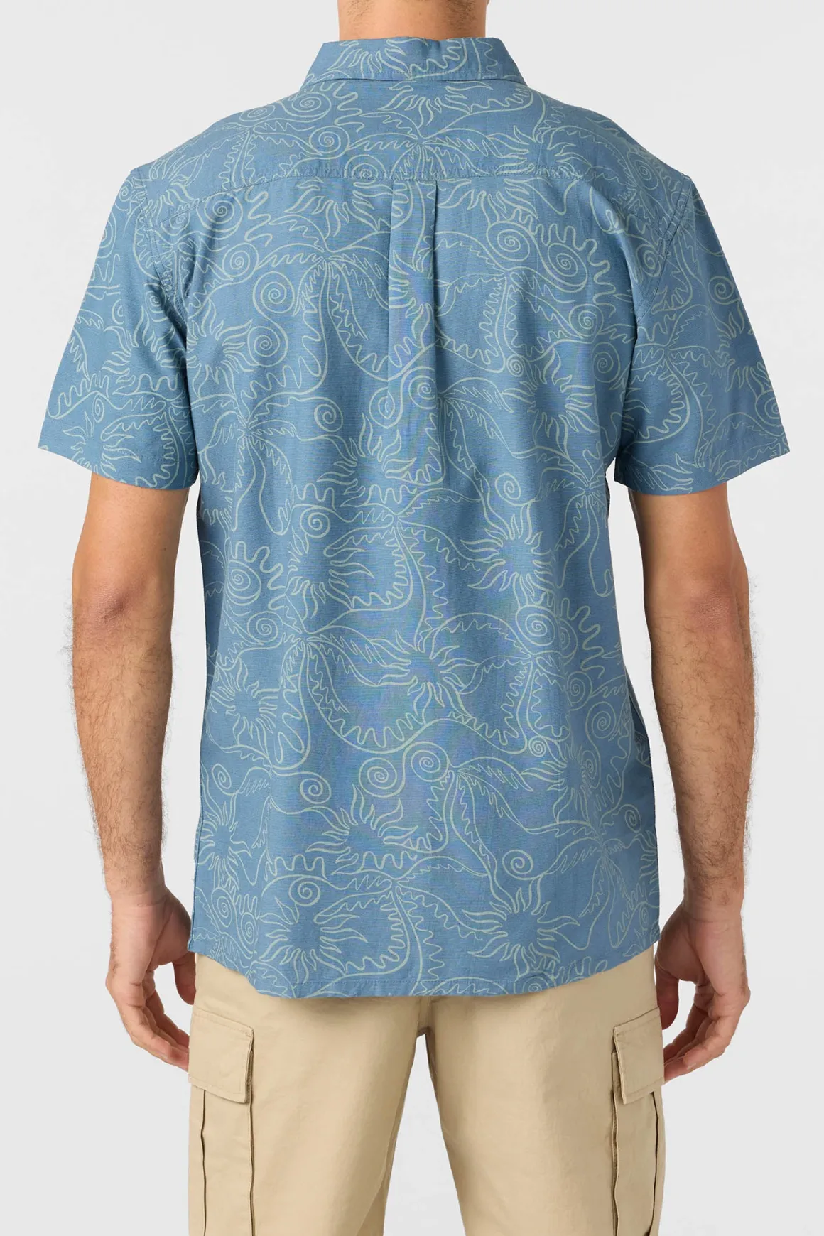 O'Riginals Eco Print Standard Standard Fit Shirt - Aegean Blue | O'Neill