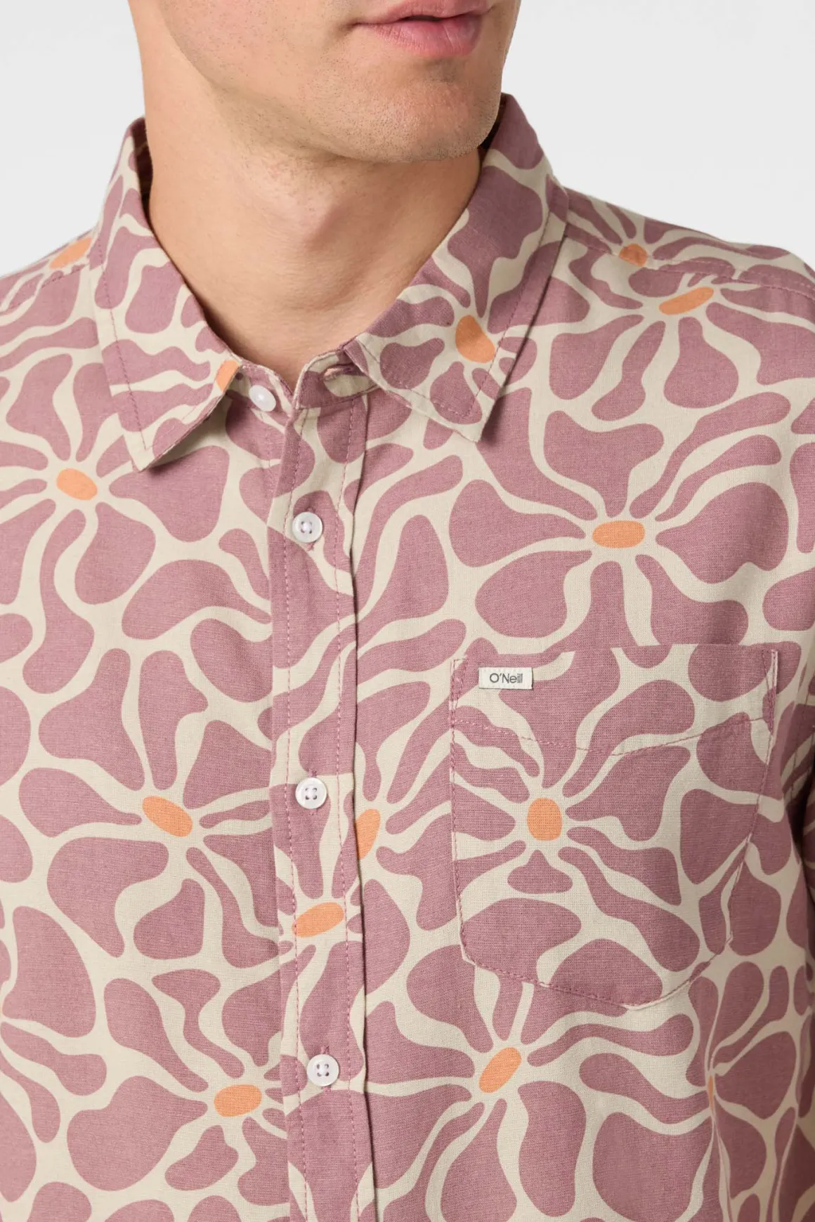 O'Riginals Eco Print Standard Standard Fit Shirt - Grape Shake | O'Neill