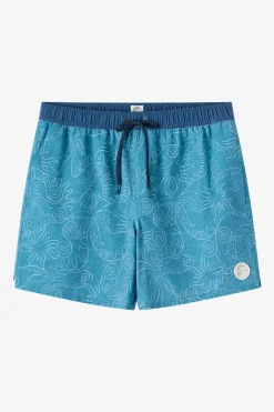 O'Riginals Elastic Waist 16" Swim Trunks Trunks - Aegean Blue | O'Neill