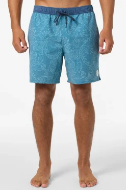 O'Riginals Elastic Waist 16" Swim Trunks Trunks - Aegean Blue | O'Neill
