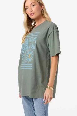 O'Riginals Elements Oversized Tee - Balsam Green | O'Neill