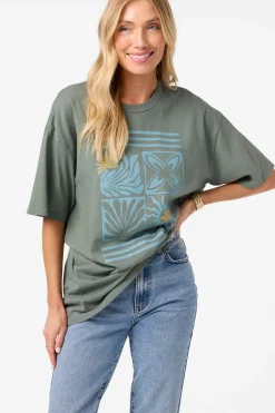 O'Riginals Elements Oversized Tee - Balsam Green | O'Neill