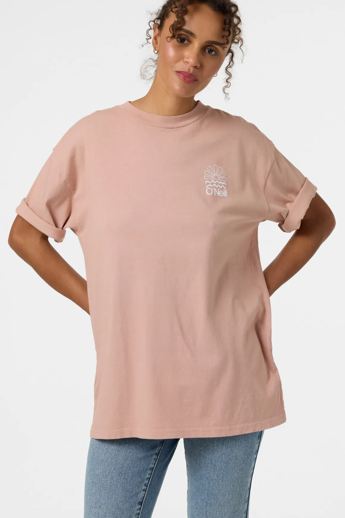 O'Riginals Horizon Oversized Tee - Deauville Mauve | O'Neill