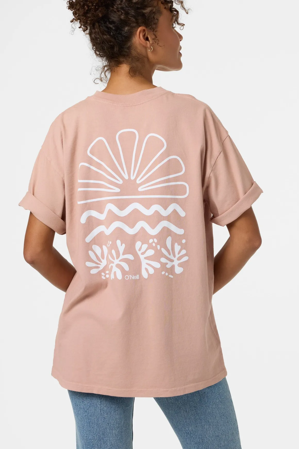 O'Riginals Horizon Oversized Tee - Deauville Mauve | O'Neill