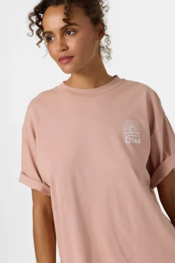 O'Riginals Horizon Oversized Tee - Deauville Mauve | O'Neill