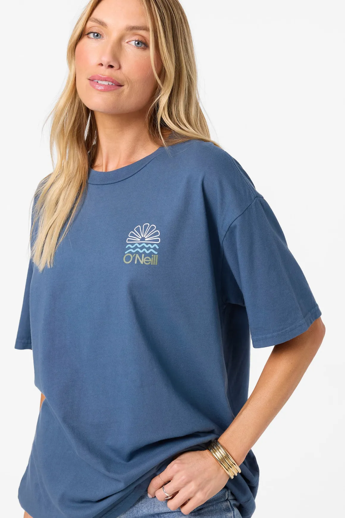 O'Riginals Horizon Oversized Tee - Blue Fusion | O'Neill
