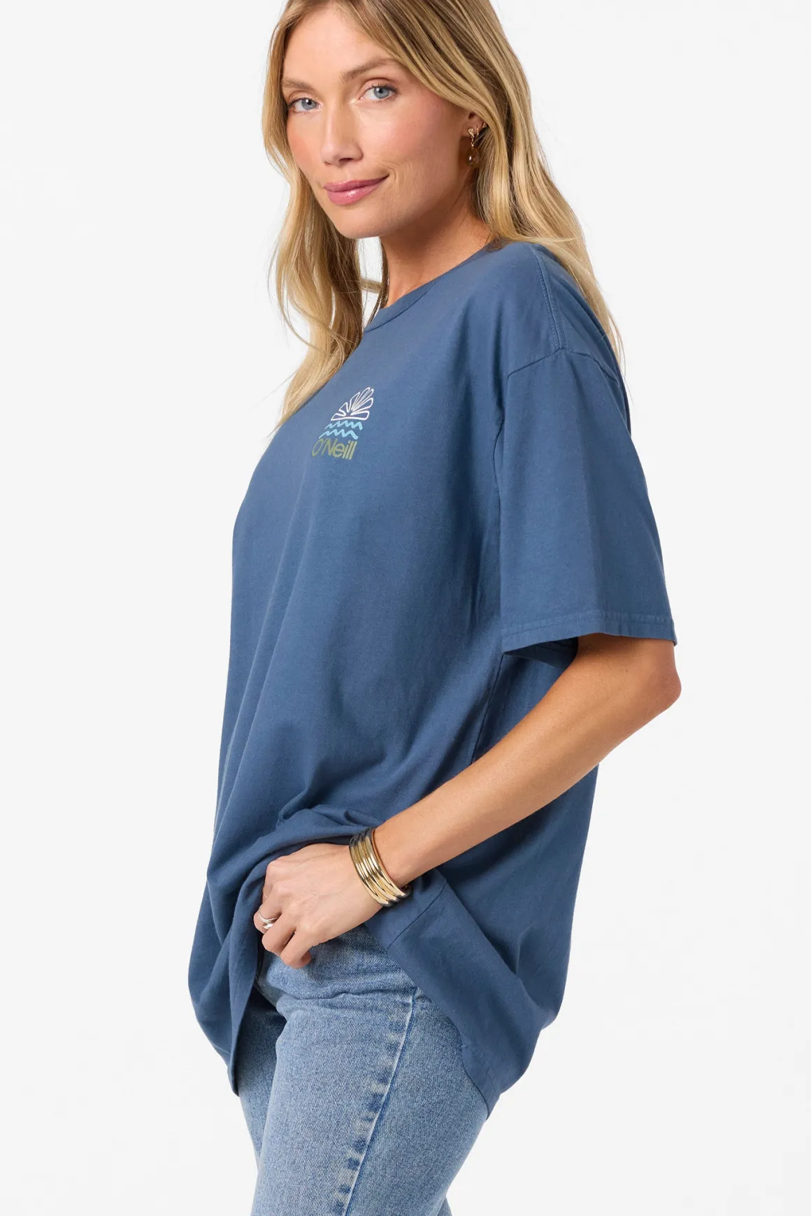 O'Riginals Horizon Oversized Tee - Blue Fusion | O'Neill