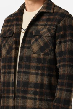 O'Riginals Lux Overshirt Standard Fit Long Sleeve Shirt - Black | O'Neill