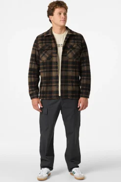 O'Riginals Lux Overshirt Standard Fit Long Sleeve Shirt - Black | O'Neill