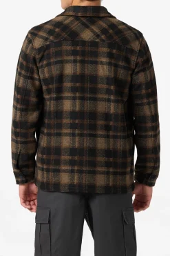 O'Riginals Lux Overshirt Standard Fit Long Sleeve Shirt - Black | O'Neill