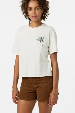 O'Riginals Palms Away Easy Tee - Tofu | O'Neill