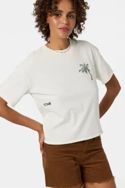 O'Riginals Palms Away Easy Tee - Tofu | O'Neill