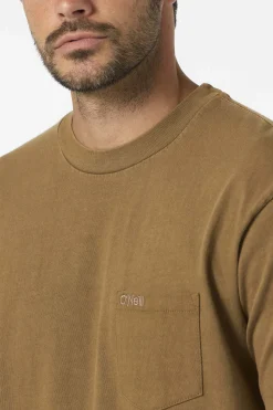 O'Riginals Pocket Relaxed Fit Tee - Dark Khaki | O'Neill