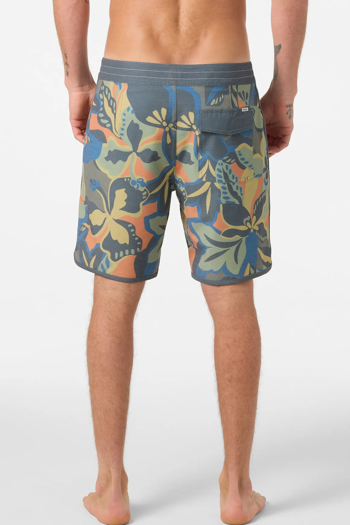 O'Riginals Print Scallop 18" Boardshorts