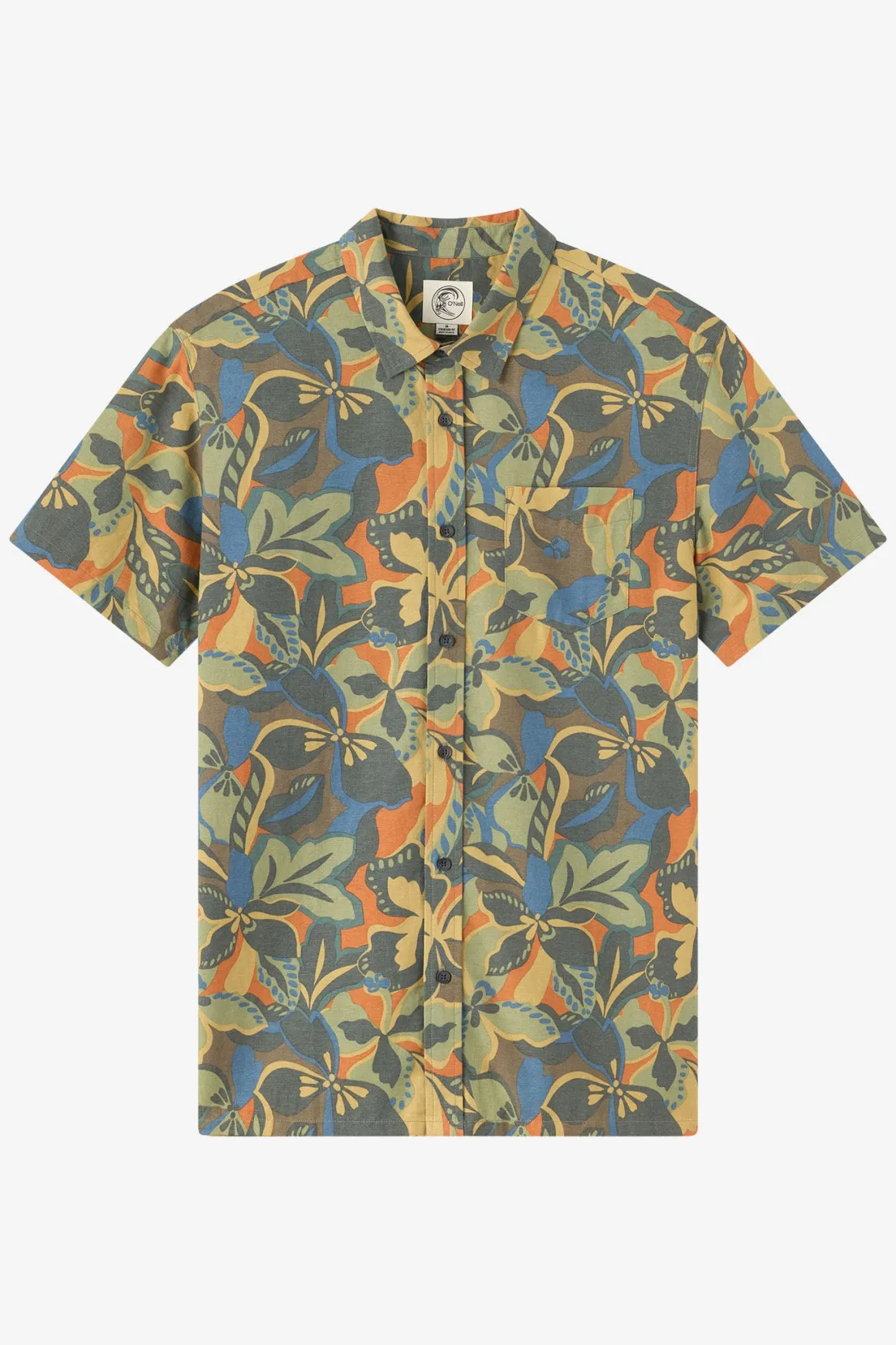 O'Riginals Print Standard Wvn Shirt Standard Fit Shirt - Dark Shadow | O'Neill