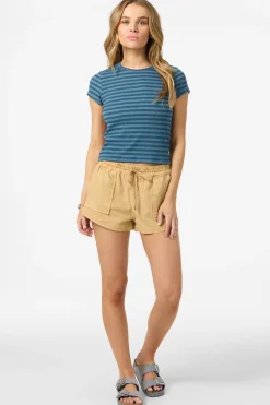 O'Riginals Yarn Dye Baby Tee - Blue Fusion | O'Neill