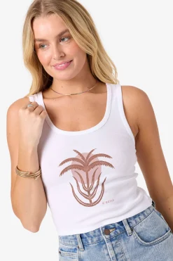 Palm Sun Scoop Neck - White | O'Neill