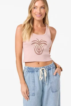 Palm Sun Scoop Neck Tank