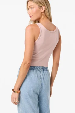 Palm Sun Scoop Neck Tank